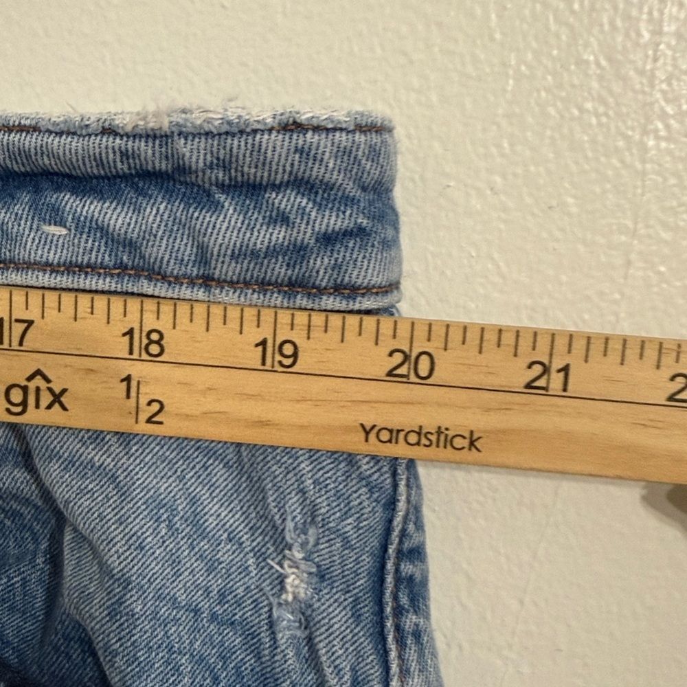 ABERCROMBIE & FITCH The Dad High Rise Jeans Womens Size 34/18R Distressed - Picture 8 of 8